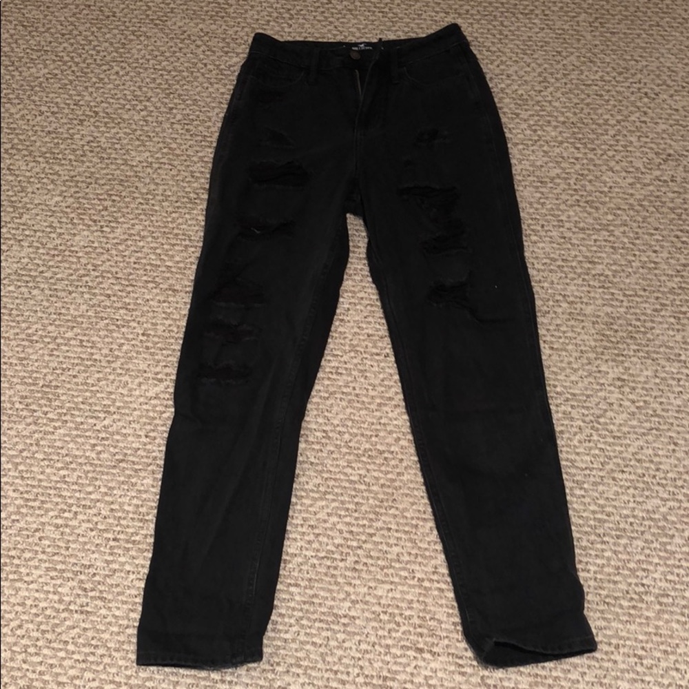 juniors ripped ultra high-rise mom jeans